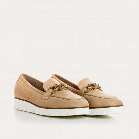 MOCASSINS NORA CUIR VELOURS