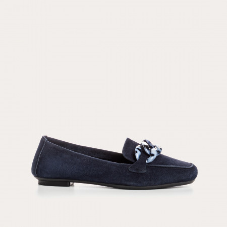 MOCASSINS HANISSA CUIR VELOURS