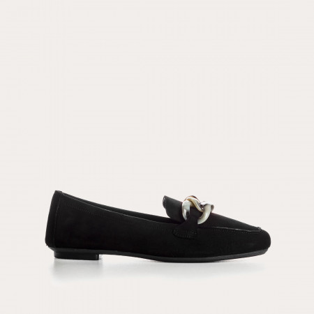 MOCASSINS HANISSA CUIR VELOURS