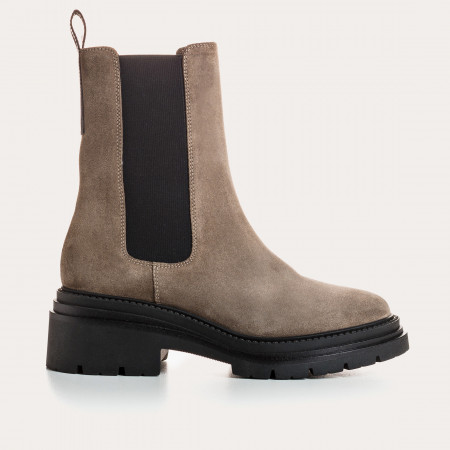 BOOTS ELBA CUIR VELOURS