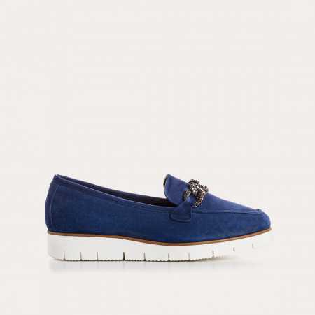 MOCASSINS NORA CUIR VELOURS