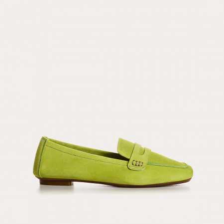 MOCASSINS HEMA CUIR VELOURS