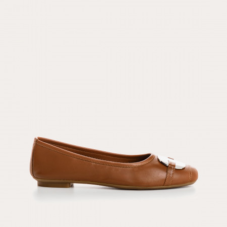 BALLERINES HERMES CUIR