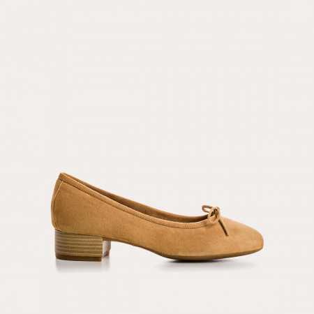 BALLERINES ALMA CUIR VELOURS