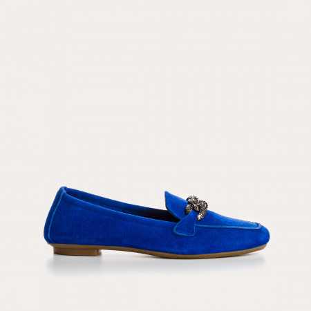 MOCASSINS HOLDING CUIR VELOURS