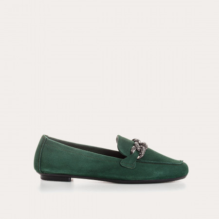 MOCASSINS HOLDING CUIR VELOURS