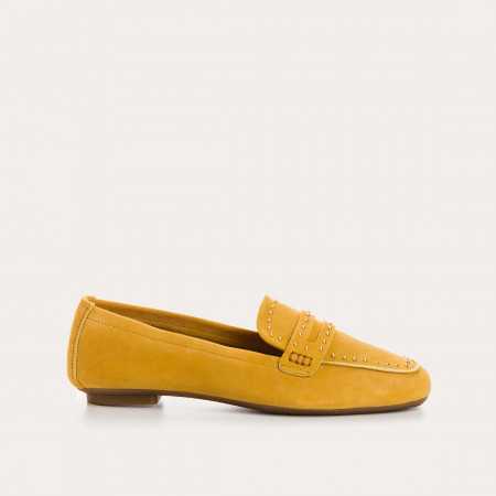 MOCASSINS HELODIE CUIR VELOURS