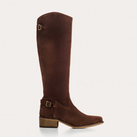 BOTTES DIVINO CUIR VELOURS