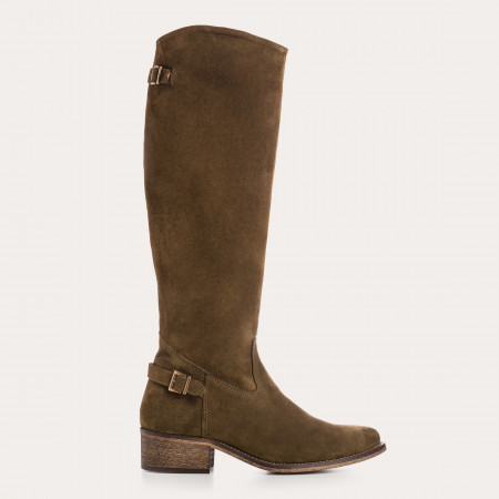 BOTTES DIVINO CUIR VELOURS