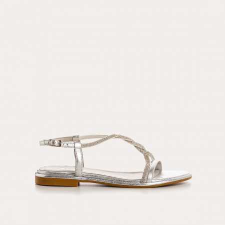 SANDALES WILLOW CUIR METALLISE