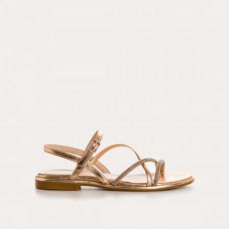 SANDALES WINONA CUIR METALLISE