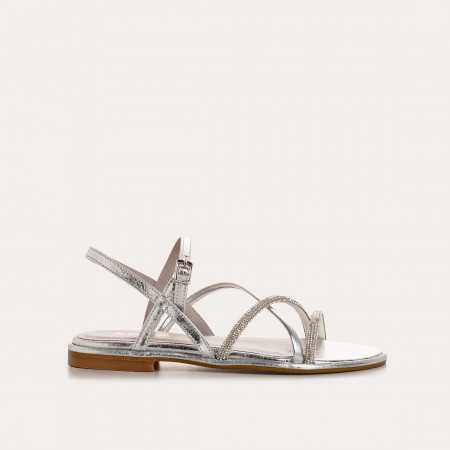 SANDALES WINONA CUIR METALLISE