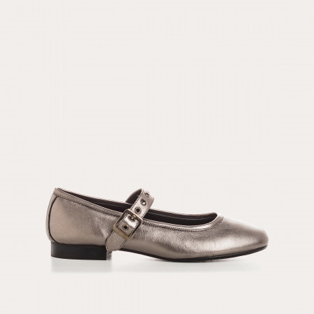 BABIES CELESTA CUIR METALLISE