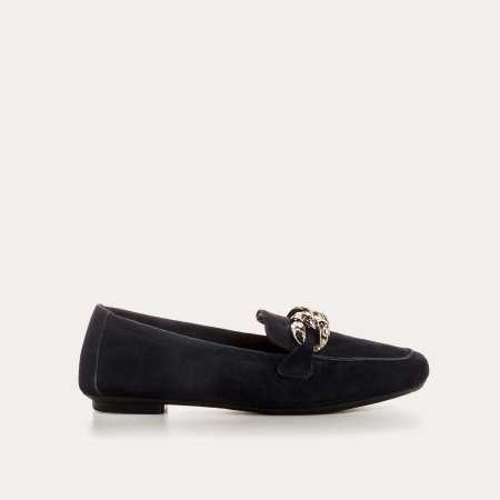 MOCASSINS HILDA CUIR VELOURS