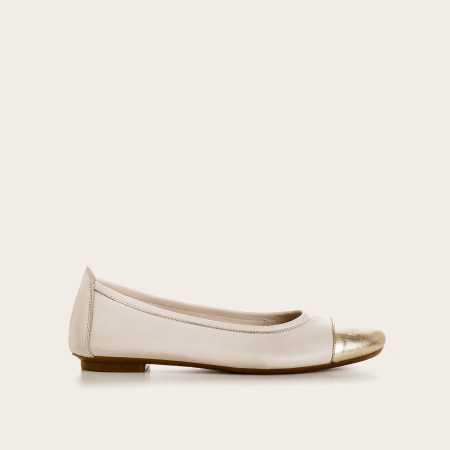 BALLERINES HALCINE CUIR/ECLAT