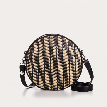 SAC CALIOPE CUIR/PALM